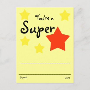 Recognition Award Postcard