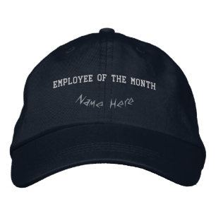 Recognition Inspired Personalised Employee Navy Embroidered Hat