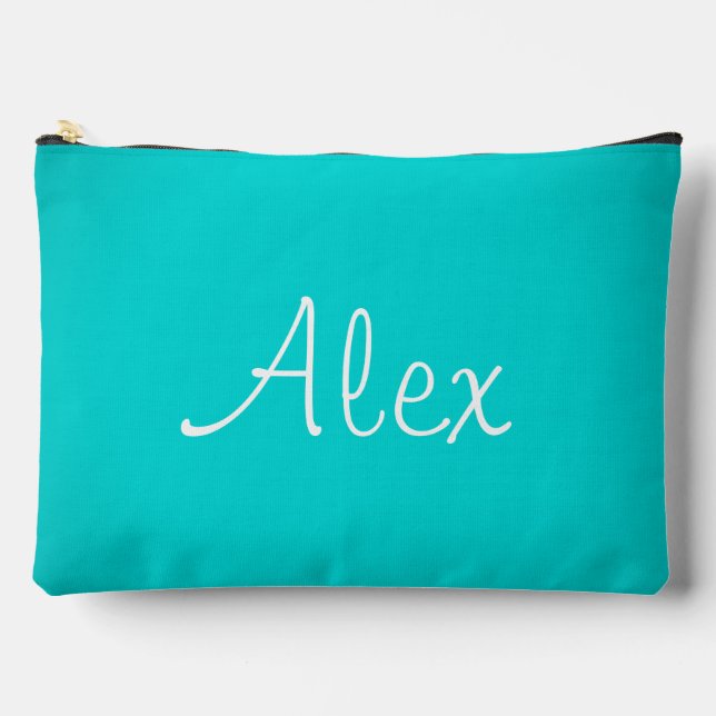 Recoleta Alluring Aqua Accessory Pouch (Front)