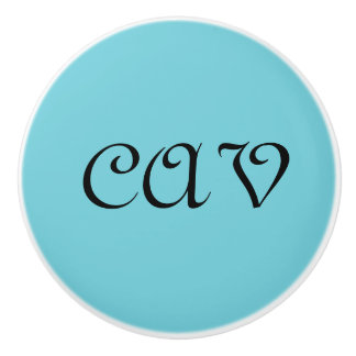 Recoleta Cornflower Blue Ceramic Knob