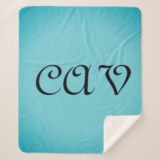 Recoleta Cornflower Blue Sherpa Blanket