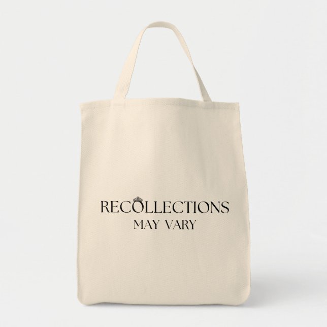 'Recollections May Vary' Tote Bag (Front)