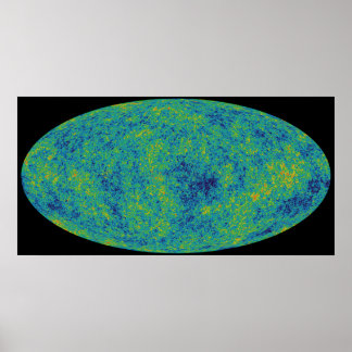 Recolored Planck CMBR Poster