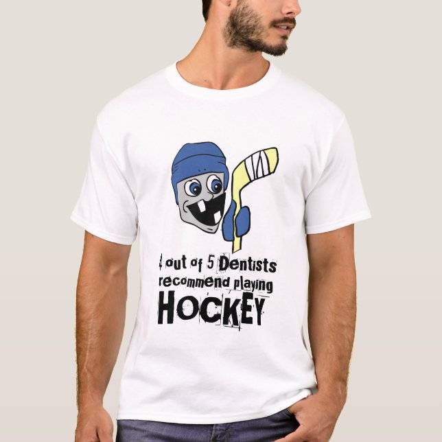 Recommend Hockey T-Shirt (Front)
