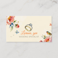 Recommended listing title: “Songbirds & Blooms Wed