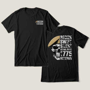 Recon Brotherhood Veteran Skull Tri-Blend Shirt