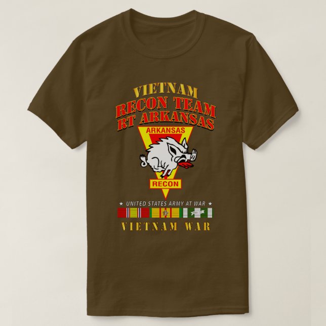 Recon Team RT Arkansas Razor Vietnamw VN SVC T-Shirt (Design Front)