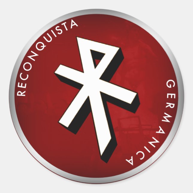 Reconquista Germanica Classic Round Sticker (Front)