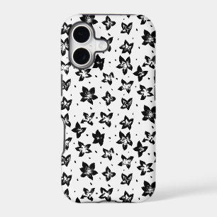 Reconstructed Floral Pattern - Achromatic Goth
