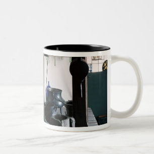Reconstruction of a pharmacy Two-Tone coffee mug