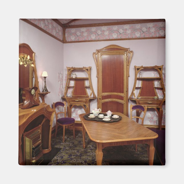 Reconstruction of a salon of the Cafe de Paris Magnet (Front)