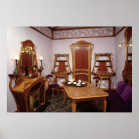 Reconstruction of a salon of the Cafe de Paris