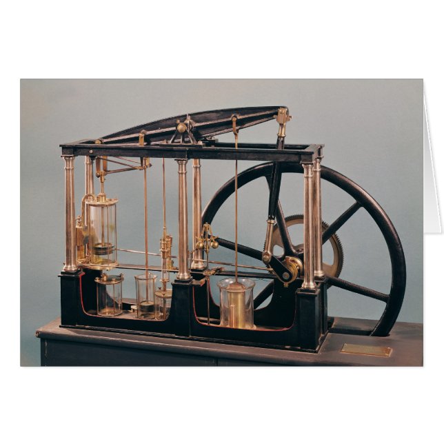 Reconstruction of James Watt's steam engine (Front Horizontal)