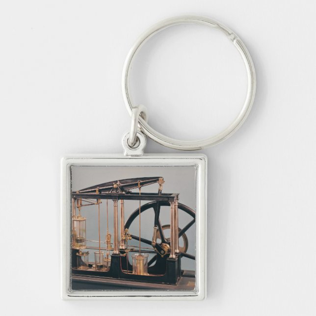 Reconstruction of James Watt's steam engine Key Ring (Front)