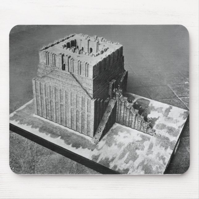 Reconstruction of the Tower of Babel Mouse Pad (Front)