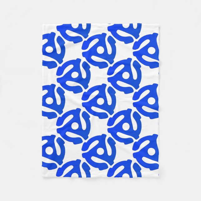Record Adapter Fleece Blanket (Front)