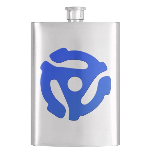 Record Adapter Hip Flask (Front)