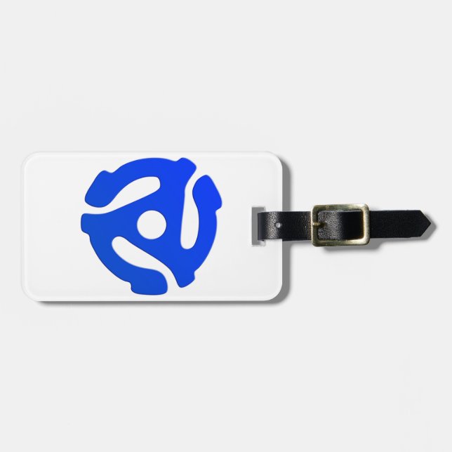 Record Adapter Luggage Tag (Front Horizontal)