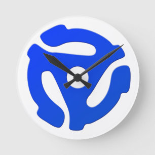 Record Adapter Round Clock