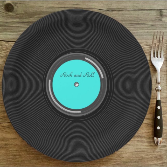 Record Album Paper Plate (Creator Uploaded)
