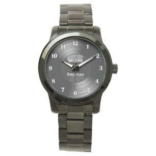 Record Album Personalised  with white numbers Watch