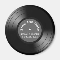 Record Album Save the Date