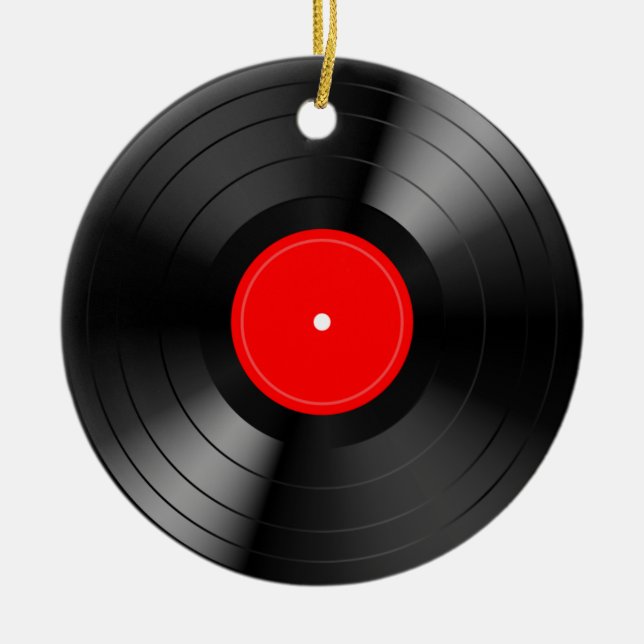 Record_LP Ceramic Tree Decoration (Front)