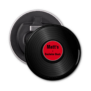 Record Personalised Bottle Opener