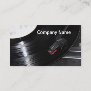 Record Player Business Card