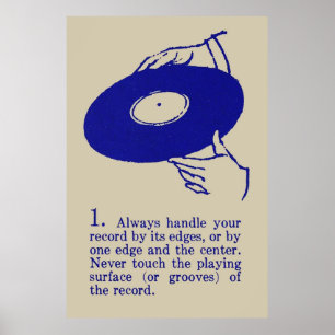 Record Player Poster