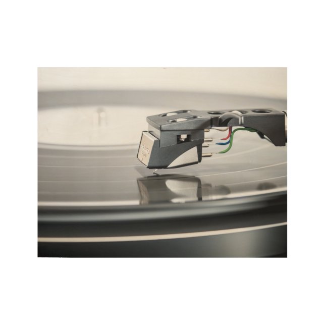 record player wood poster (Front)