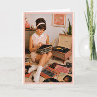 Record Player "You're Vintage!" Funny Birthday