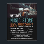 Record Select, Music Store Advertising Flyer<br><div class="desc">Record Select,  Music Store Advertising Flyers By The Business Card Store.</div>