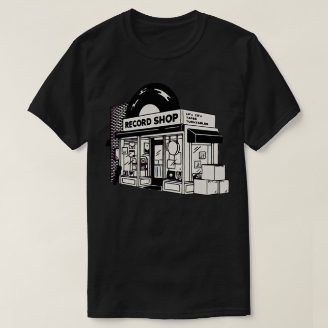 Record shop Classic T-Shirt (Design Front)