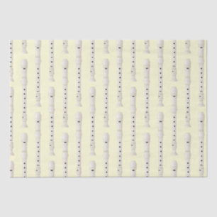 Recorder Music Teacher Musician Band Tissue Paper