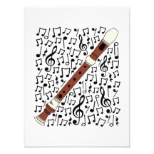 Recorder Musical Notes Woodwind Music Teacher