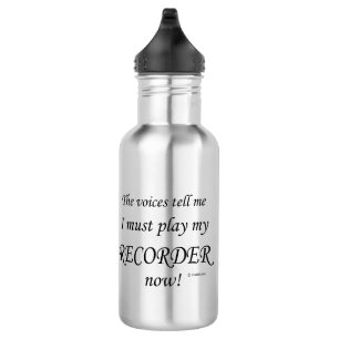 Recorder Voices Say Must Play 532 Ml Water Bottle