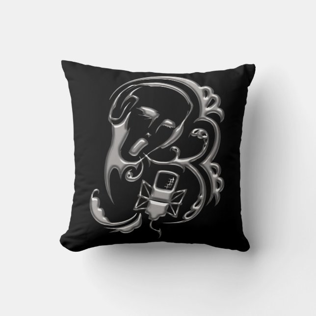 Recording Artist Throw Pillow (Front)
