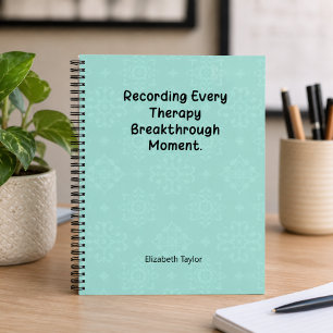 Recording Every Therapy Breakthrough Moment Planner