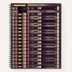 Recording Studio Audio Deck Notebook