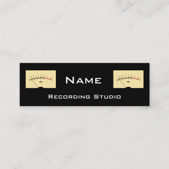 Recording Studio Business Card (Front)