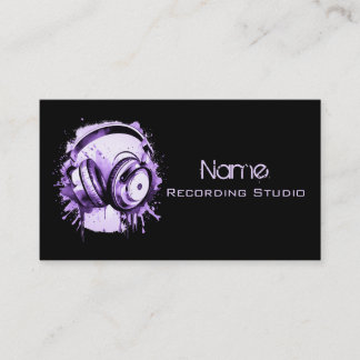 Recording Studio Business Card