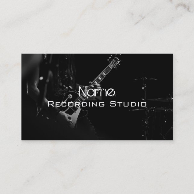 Recording Studio Business Card (Front)