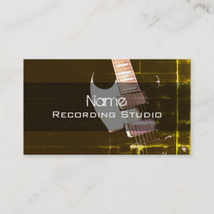Recording Studio Business Card