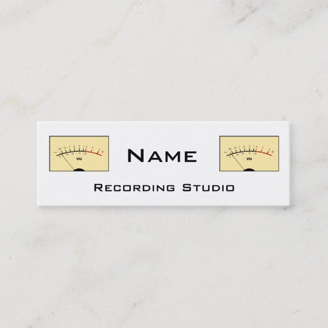 Recording Studio Business Card (Front)