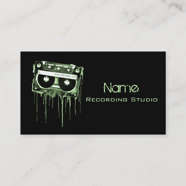 Recording Studio Business Card (Front)
