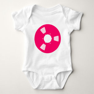 Recording Tape Spool Baby Bodysuit