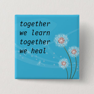 recovery 15 cm square badge