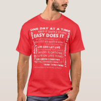 Recovery AA Sayings and Slogans One Day At A Time 