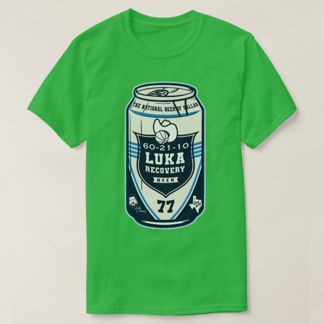 Recovery Beer Can Luka Doncic 602110 T-Shirt (Design Front)